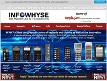 Tablet Screenshot of infowhyse.com